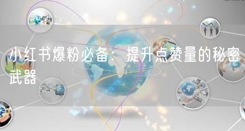小红书爆粉必备：提升点赞量的秘密武器