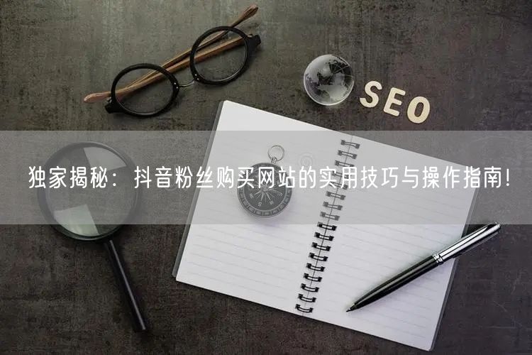 独家揭秘：抖音粉丝购买网站的实用技巧与操作指南！