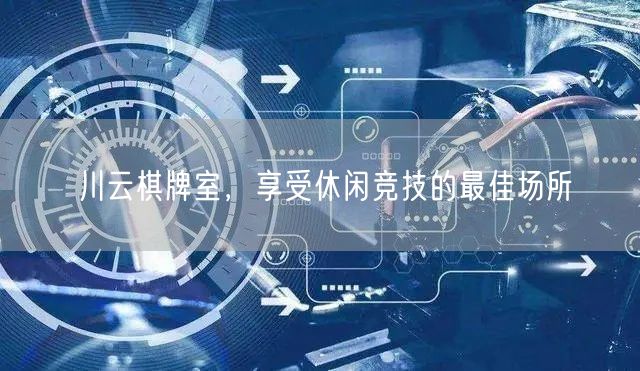 川云棋牌室，享受休闲竞技的最佳场所